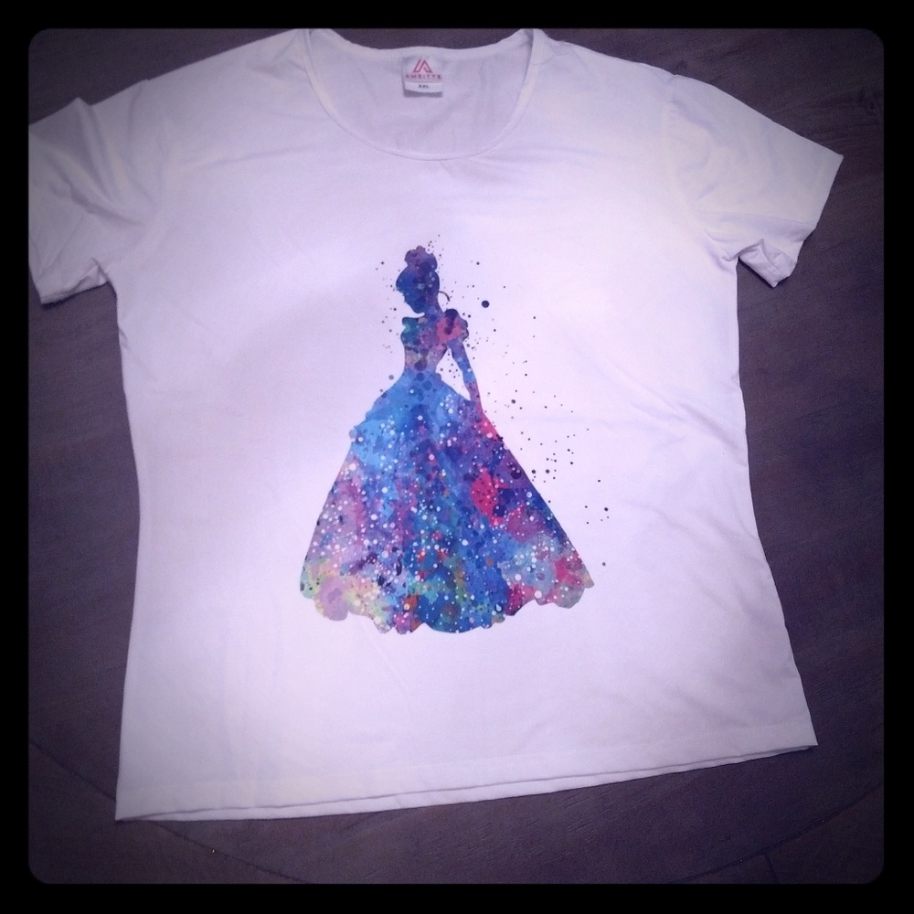 Cinderella Watercolor Tee